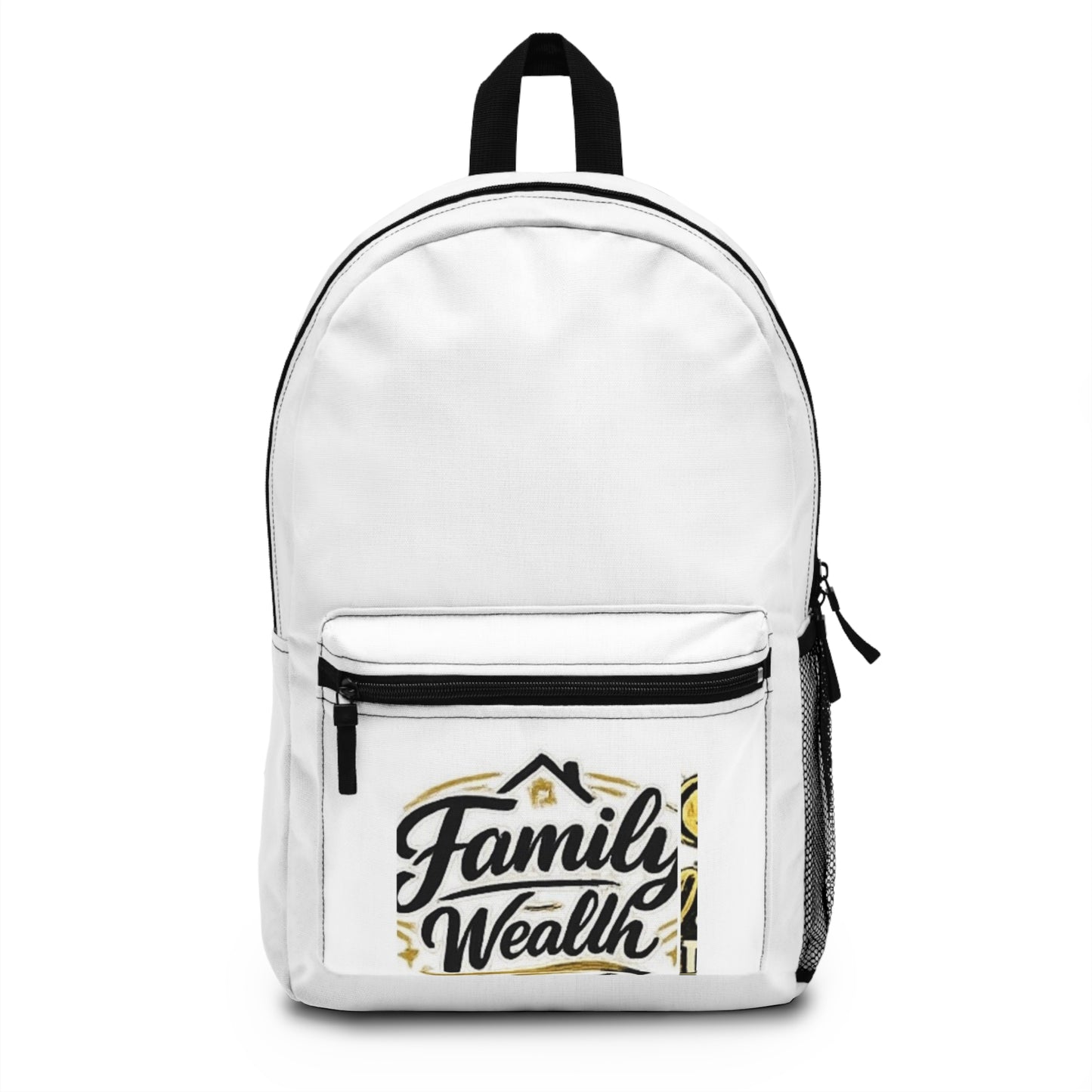Family Wealth Backpack — Inspirational Family Motto School & Travel Bag